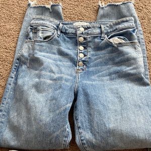 Abercrombie Super Skinny Ankle High Rise Jeans Size 30 Long